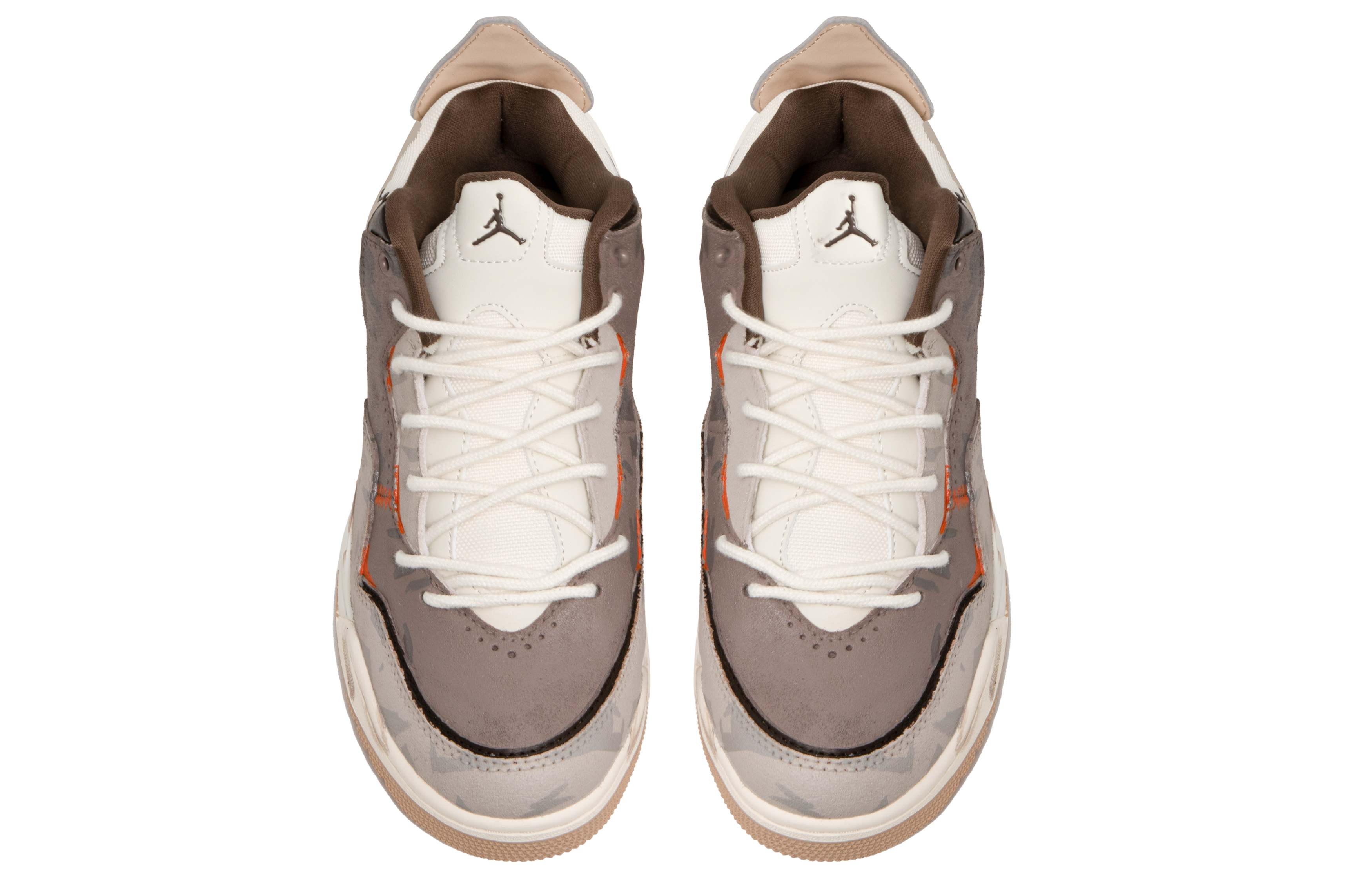 Jordan Courtside 23 Coverage Slip Resistant And Abrasion Resistant Mid top Vintage Basketball Shoes Men’s Tan