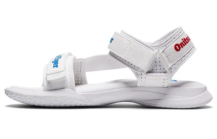 Onitsuka Tiger Ohbori Strap Sandals 'White Blue Red'