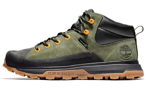 Timberland Treeline Mountaineering & Hiking Shoes Men's Mid Top Black/Green