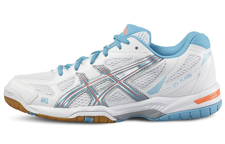 Asics Gel Flare 5 Low top Training Shoes Women's White Blue