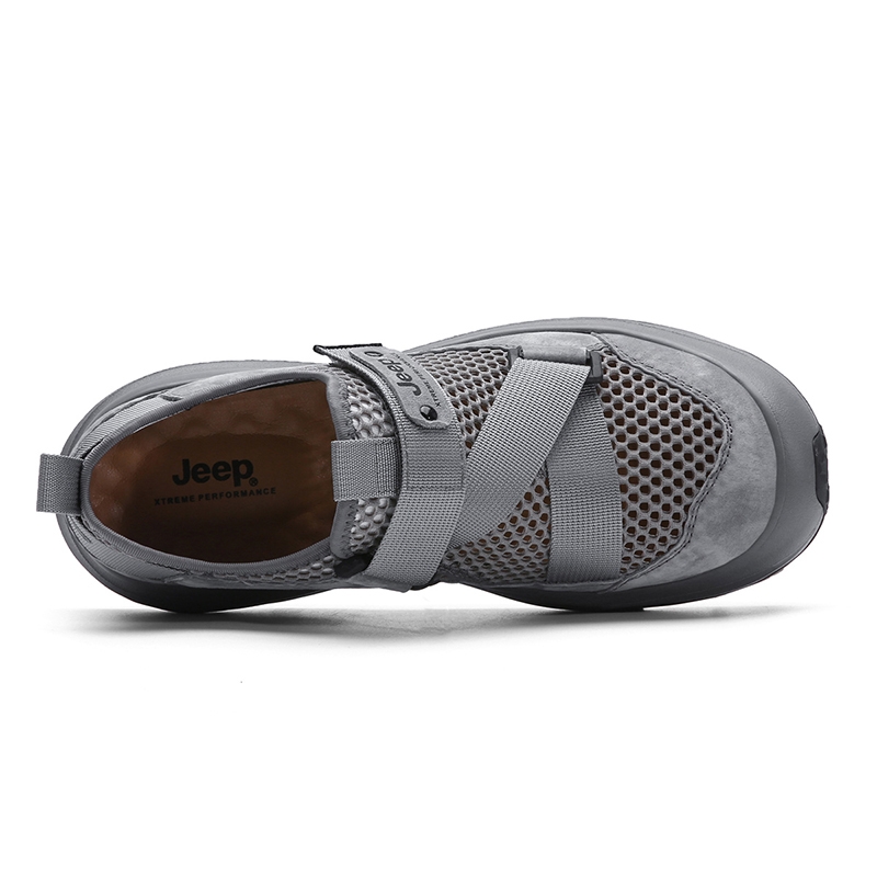Jeep Cushioning, Wear Resistant Low top Hiking Shoes Men’s Gray