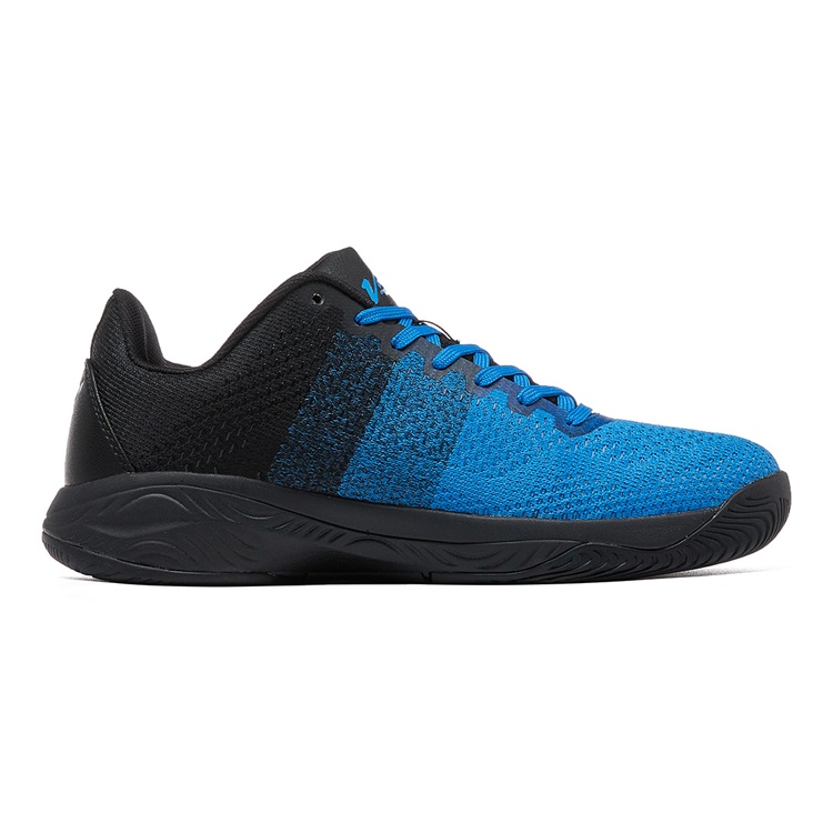 VOIT Basketball Shoes Men’s Low Top Black/Ice Blue