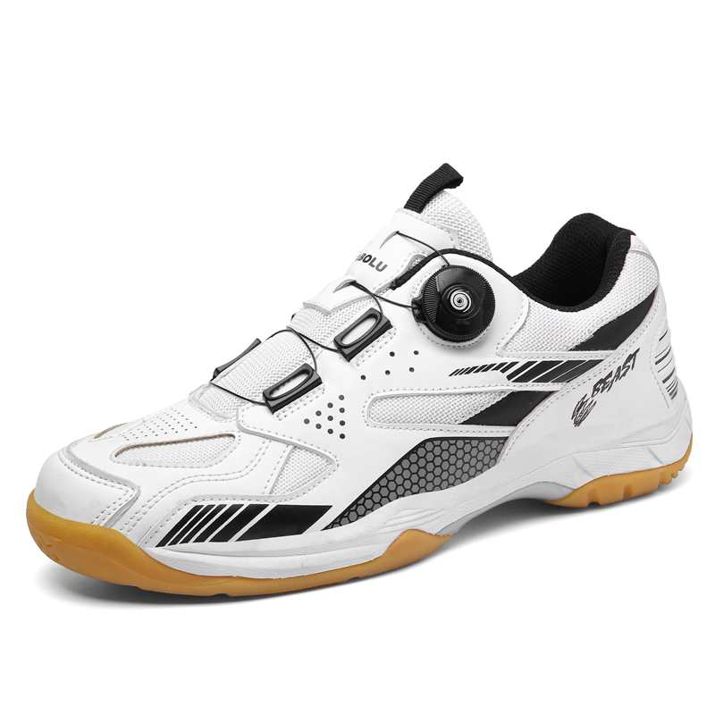 TABOLU Cushioning Coverage Abrasion Resistant Lightweight Breathable Slip Resistant Low top Badminton Shoes Unisex