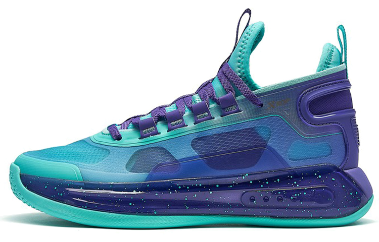 XTEP Jeremy Lin Abrasion Resistant Slip Resistant Mid top Basketball Shoes Men’s