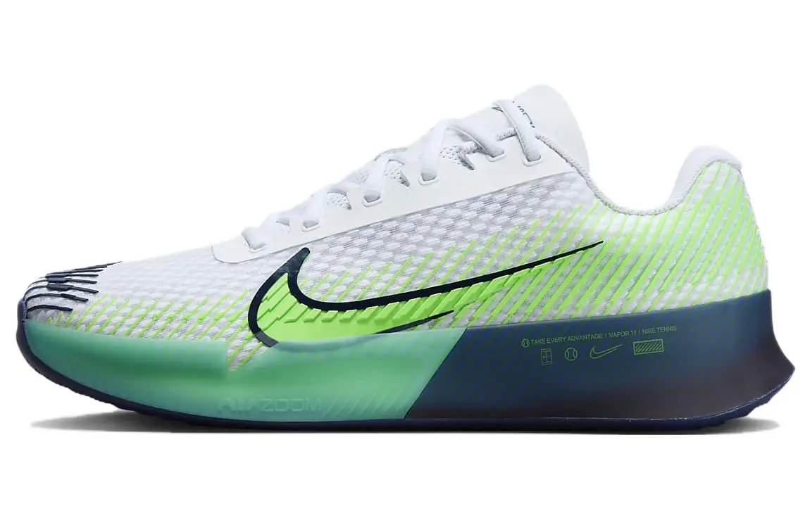 Nike Zoom Vapor 11 Hc White Green Strike Navy