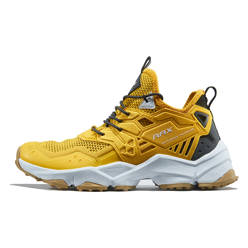 RAX Slip Resistant, Breathable, Lightweight Low top Outdoor Shoes Men’s Yellow