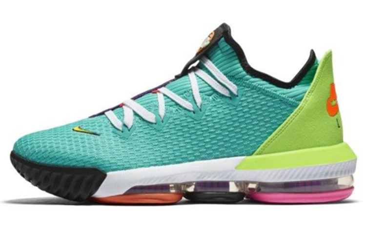 Мужские кроссовки Nike Nike Lebron 16 XVI Low (зеленые)