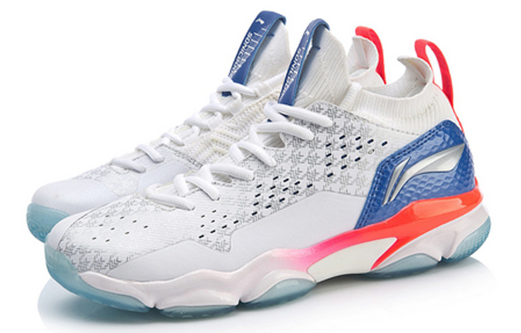 Li Ning 2 Cushioning Breathable Cushioning Breathable High top Badminton Shoes Women’s Standard White