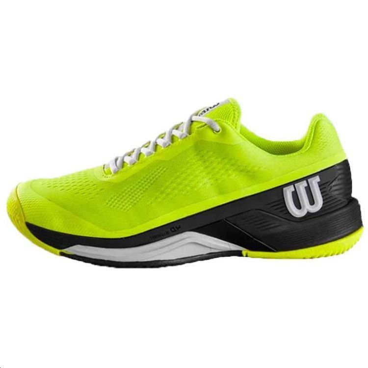Wilson Rush Pro 4.0 Comfortable Slip Resistant Low top Tennis Shoes Men’s Neon Yellow