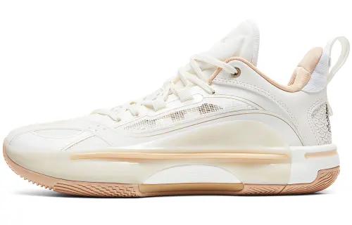 PEAK Flash 5 Slip Resistant Abrasion Resistant Cushioning Low top Basketball Shoes Men's Beige