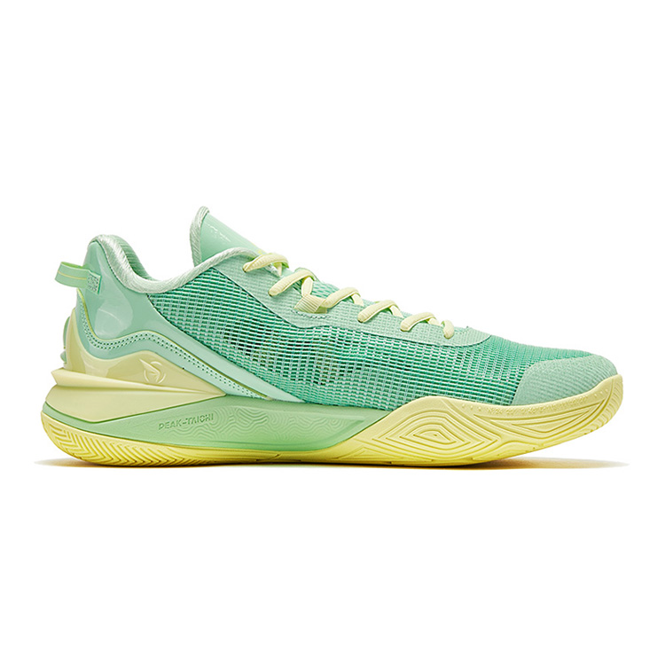 PEAK Basketball Shoes Men’s Low Top Bright Grass Green