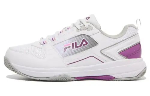 FILA Stroke 2 T3 Tennis Shoes Men's Low Top White/Purple