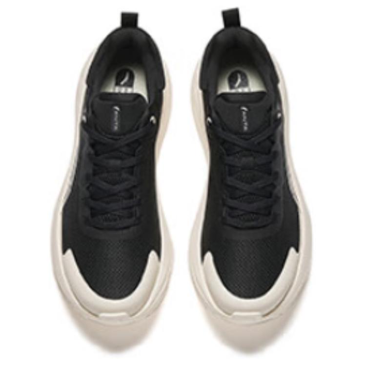 Anta Le Dao Slip Resistant And Abrasion Resistant Coverage Low top Training Shoes Men’s Black Beige