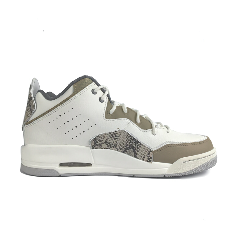 Jordan Courtside 23 Cushioning Slip Resistant Mid top Vintage Basketball Shoes Men’s Gray Brown