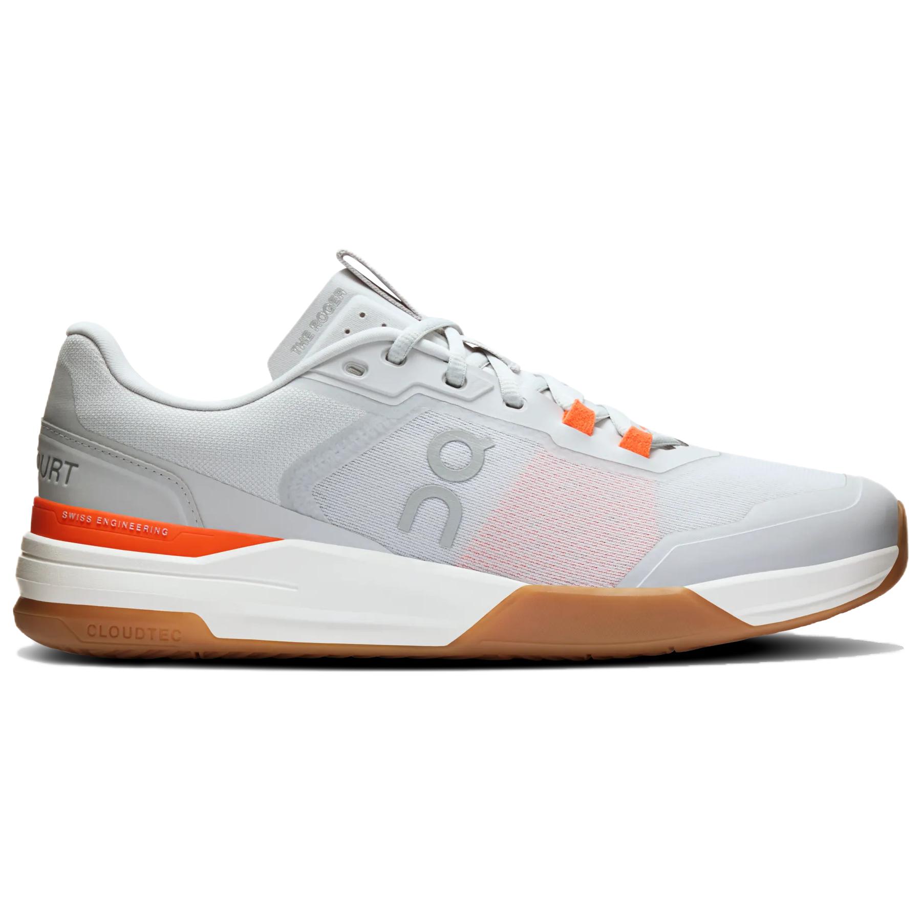 On The Roger Advantage Abrasion Resistant Abrasion Resistant Low top Tennis Shoes Men’s Gray White