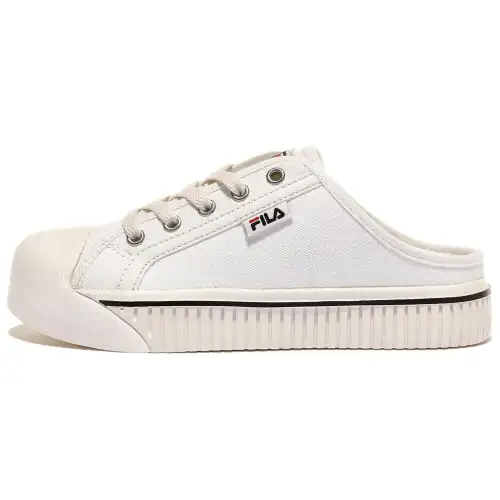 FILA Abrasion Resistant Low top Canvas Shoes Unisex White
