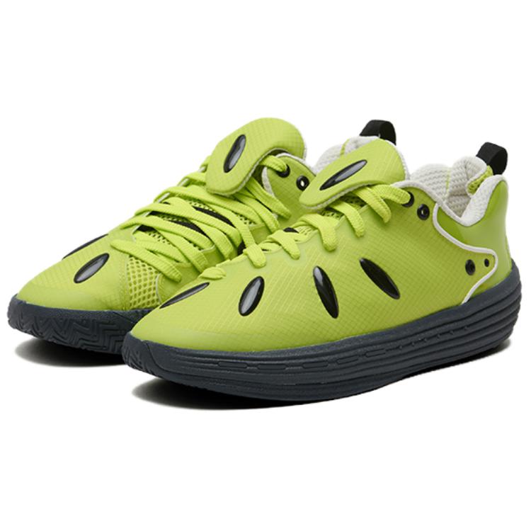 Senzubean Moss Cushioning Slip Resistant Abrasion Resistant Low top MOSS Basketball Shoes Men’s Green