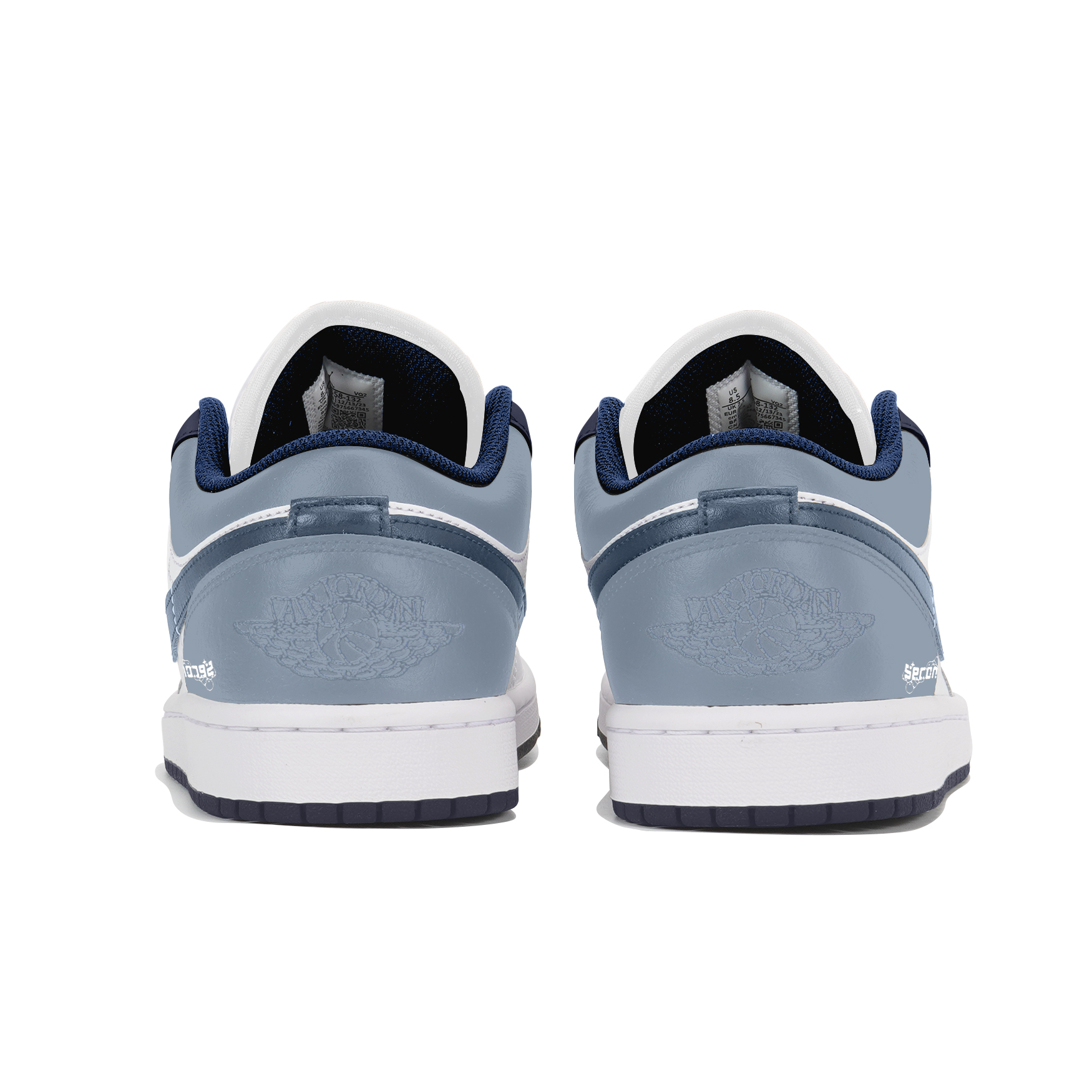 Jordan Air Jordan 1 Abrasion Resistant Low top Vintage Basketball Shoes Men’s Haze Blue
