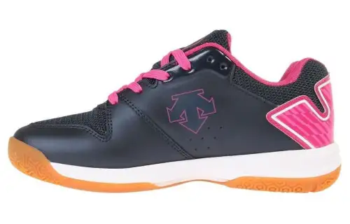 DESCENTE Cushioning, Wear Resistant Low top Training Shoes Women's Black Pink