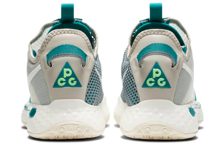 Кроссовки Nike PG 4 PCG (бирюзовый) — 灰/兰 — фото 5
