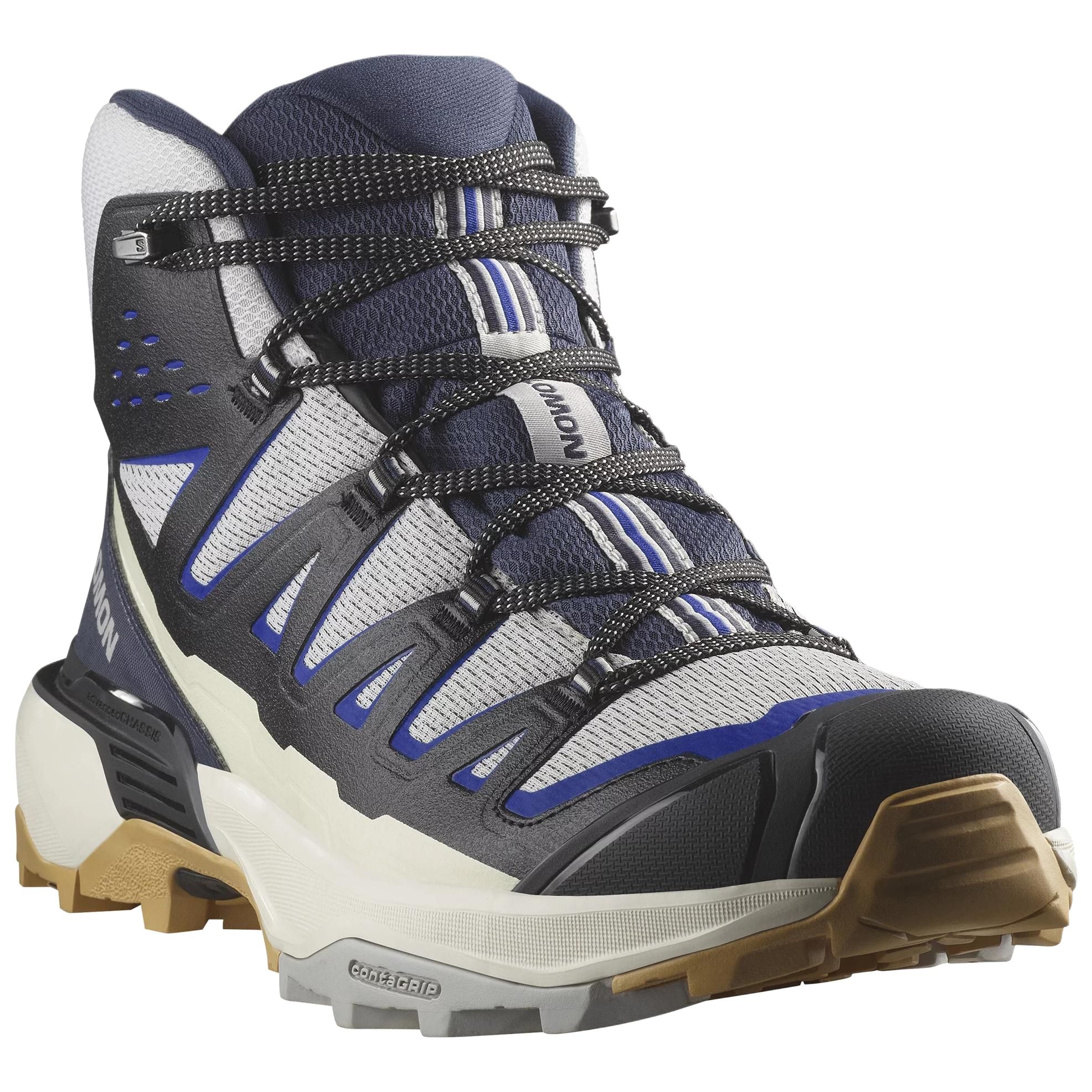 SALOMON X ULTRA 360 Slip Resistant Abrasion Resistant Mid top Mountaineering Shoes Men’s Gray Black