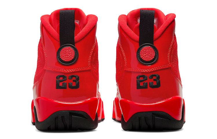 Мужские кроссовки Jordan Air Jordan 9 Chile Red (красно-черные) — Красный / чёрный — фото 5