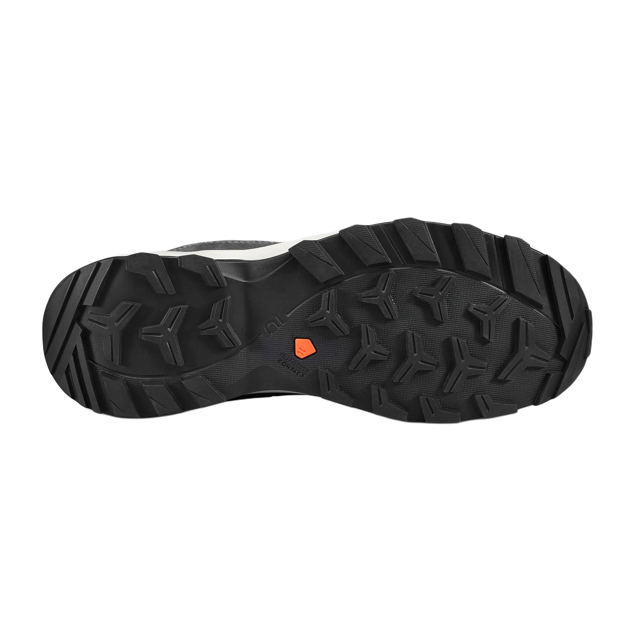 DECATHLON MH500 Non Slip And Waterproof Mid top Hiking Shoes Women’s Black Gray