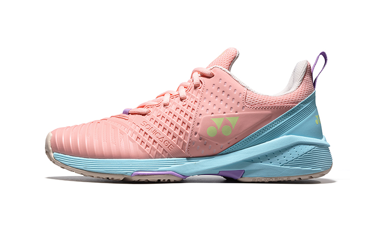 YONEX Power Cushion Sonikage 3 Low top Tennis Shoes Women’s Pink Blue
