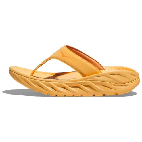 HOKA ONE ONE Ora Recovery Flip Comfortable And Lightweight Quiet Flip Flops Women's Orange