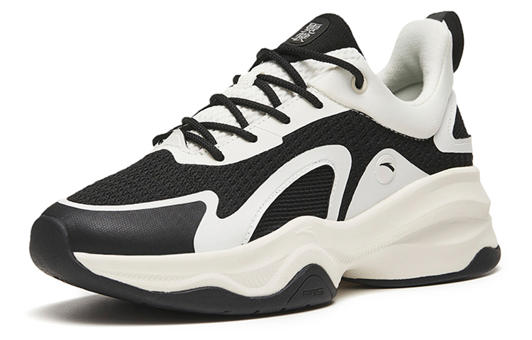Anta Comfortable Cushioning Slip Resistant Abrasion Resistant Low top Training Shoes Women’s White Black