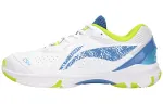 Li Ning Slip Resistant, Abrasion Resistant, Breathable, Lightweight Low top Badminton Shoes Unisex Paris Blue
