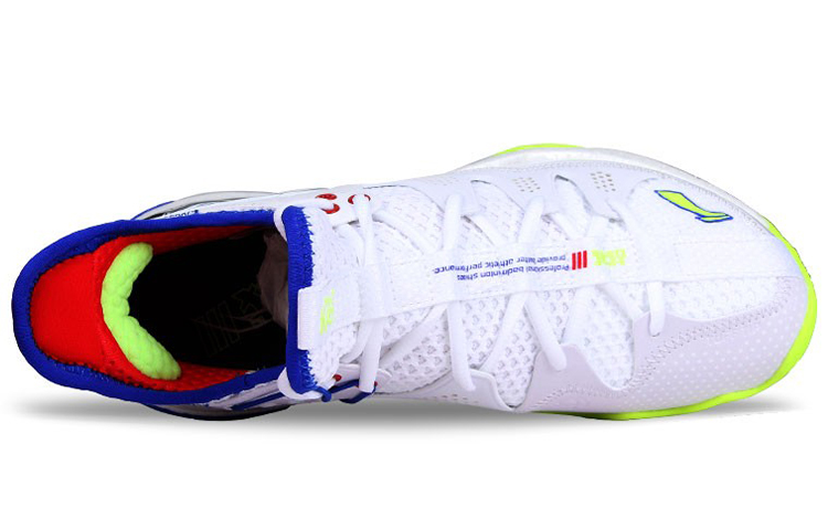 Li Ning Battle Halberd 3 Fabric Cushioning Slip Resistant Abrasion Resistant Breathable Low top Badminton Shoes Unisex