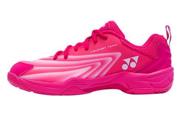 YONEX CFT 2 Cushioning, Wear Resistant Low top Badminton Shoes Unisex Peach Red
