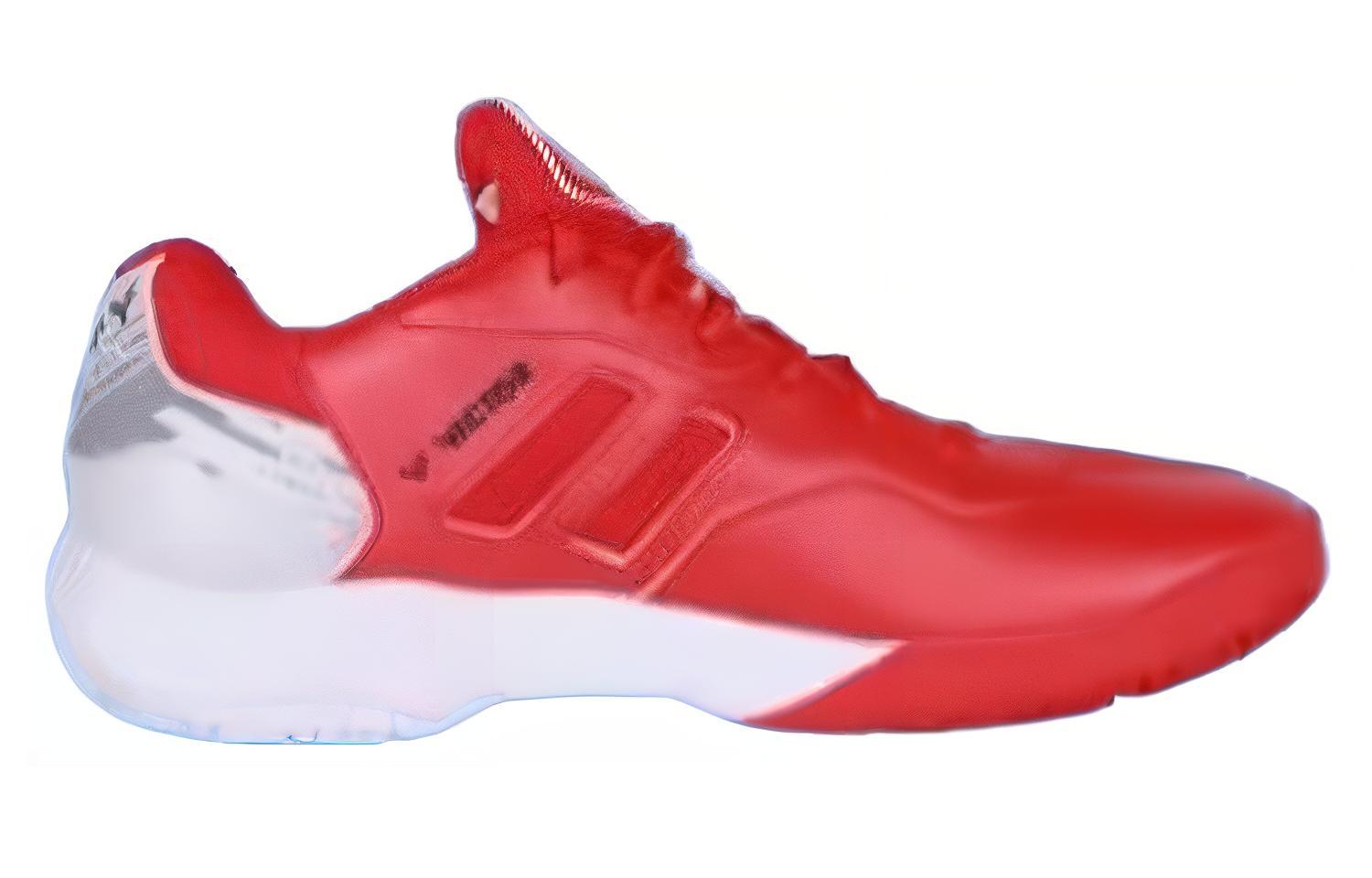 VICTOR Mesh, Synthetic Leather Abrasion Resistant Slip Resistant Low top Badminton Shoes Unisex Red White