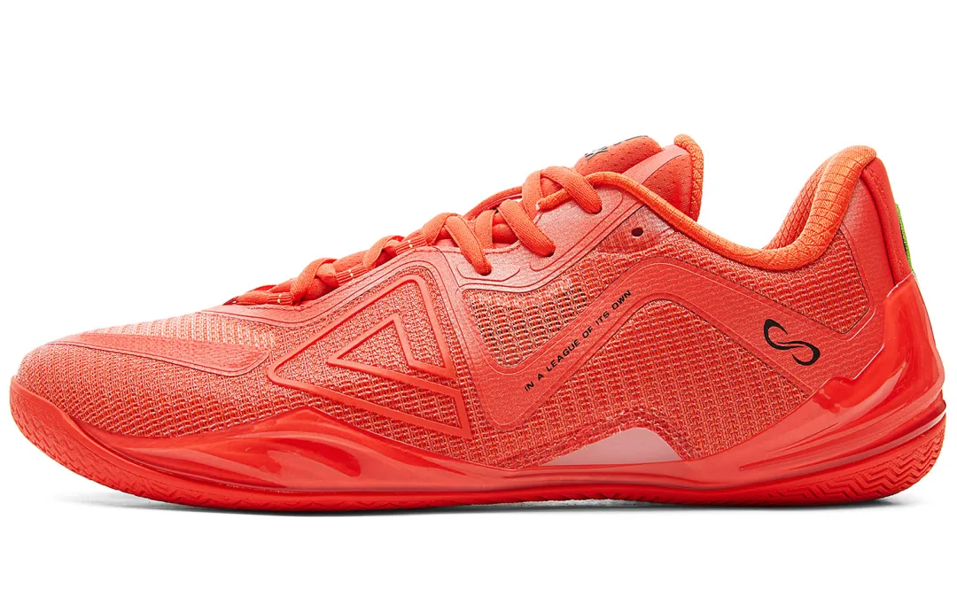 PEAK Taiji Unmatched, Red Chain Colorway CNY Limited Low top Performance Basketball Shoes Men's Bright Orange Red