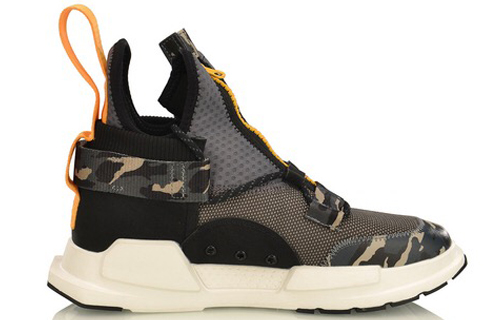 Li Ning Reburn Ws Slip Resistant Lightweight Non slip Lightweight Mid top Vintage Basketball Shoes Unisex Camouflage