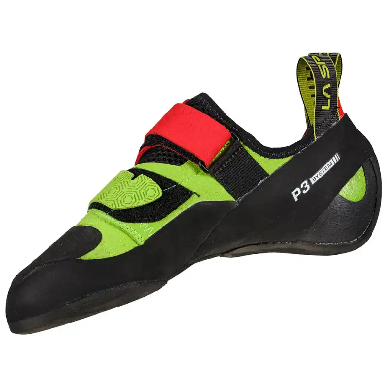 LA SPORTIVA Low top Rock Climbing Shoes Unisex Red Green