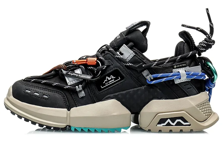 Li Ning Chunky Sneakers Women's Low Top Black