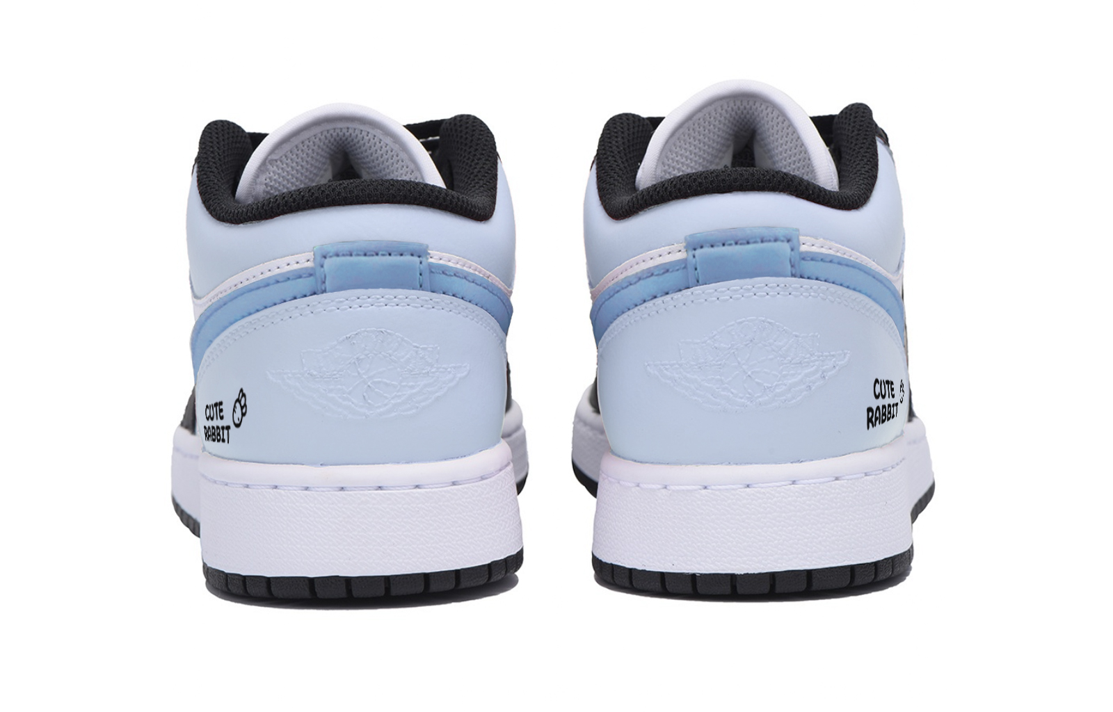 Jordan Air Jordan 1 Radish Sea Salt Abrasion Resistant Low top Vintage Basketball Shoes Men’s White Blue