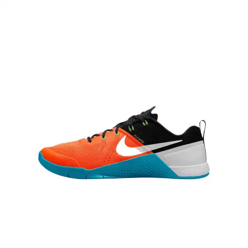 Nike Metcon 1 OG casual, comfortable and flexible shock-absorbing low-cut training shoes for men, black and orange