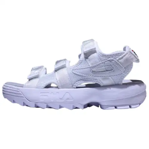 FILA Women's Disruptor Sandal 'Triple White' Women's