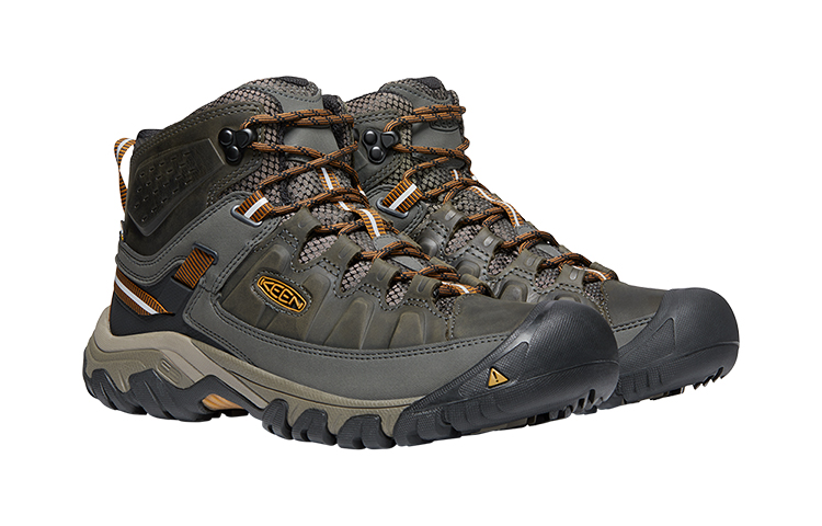 Keen Targhee 3 MID WP Textile, Leather Slip Resistant Abrasion Resistant Mid top