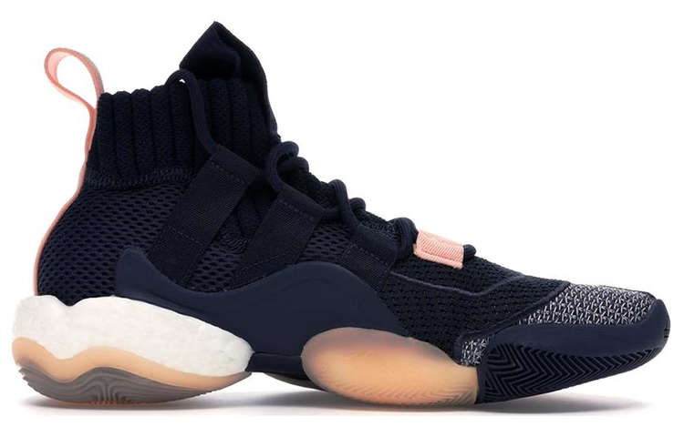 Мужские кроссовки adidas Crazy BYW X (сине-серые) — фото 2