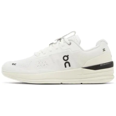 On Slip Resistant Abrasion Resistant Low top Tennis Shoes Men's White Black