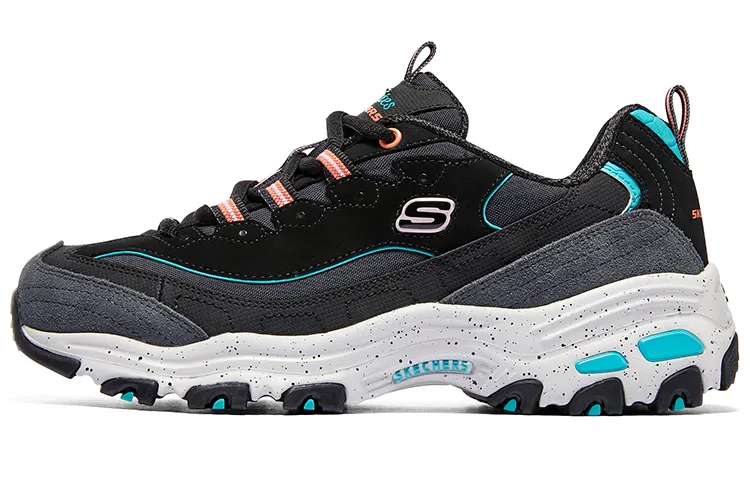 Skechers DLITES Low top Chunky Sneakers Women's Black Blue Pink