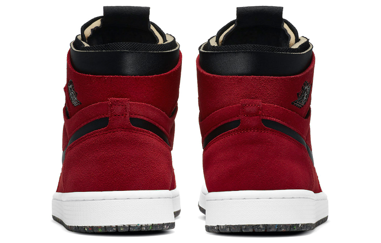 Мужские кроссовки Jordan Air Jordan 1 Crater zoom air cmft "crater red" (красно-черный) — Красный / чёрный — фото 5