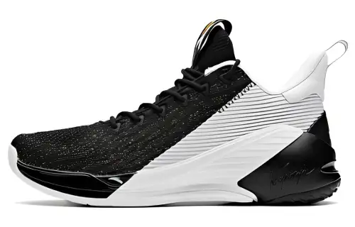Anta KT4 Thompson Low non-slip wear-resistant low-top basketball shoes men's black and white