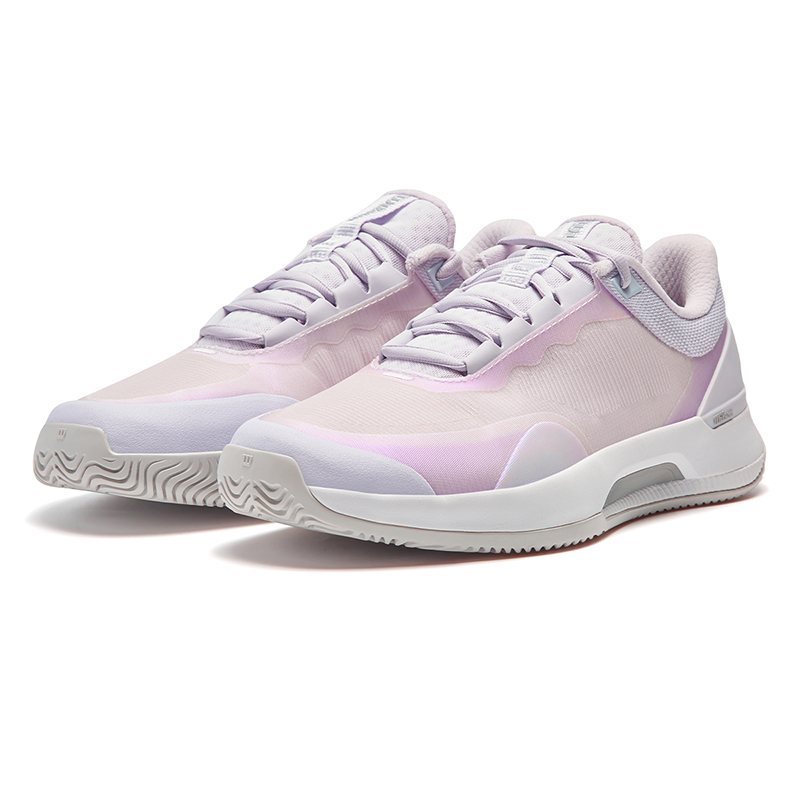Wilson Cushioning Slip Resistant Coverage Support Rebound Low top Tennis Shoes Women’s Lavender
