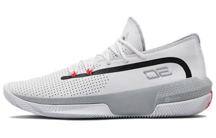 Мужские кроссовки Under Armour Sc 3zer0 III (белые) — Белый — фото 7
