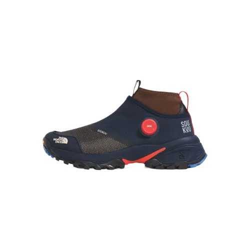 THE NORTH FACE Mid top Hiking Shoes Unisex Blue Black